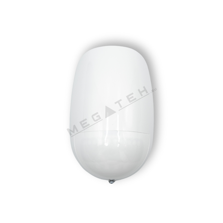 SENSOR DE ALARMA PIR DETECCION 12 MTRS ANGULO 85.9° COBERTURA INMUNIDAD A MASCOTAS HASTA 10KG 9-16 VCD