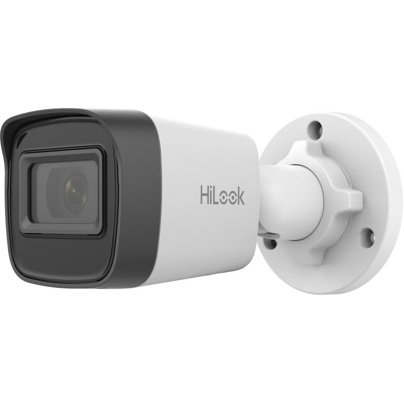 CAMARA IP 2MP BALA H265+ DWDR D/NF2.8 PoE IR30m IP67 SEMIMETAL HILOOK