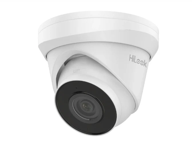 CAMARA IP 4MP TURRET H265+ WDR 3DNR D/NF2.8 IR30m POE IP67 IK10 SEMIMETAL HILOOK