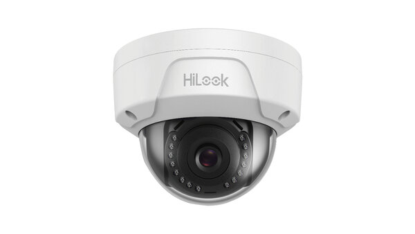 CAMARA IP 4MP DOMO H265+ WDR 3DNR D/NF2.8 IR30m POE IP67 IK10 SEMIMETAL HILOOK