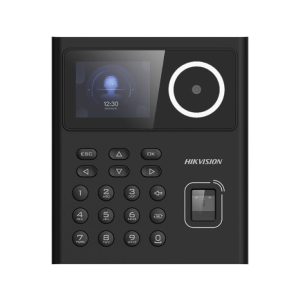TERMINAL DE RECONOCIMIENTO FACIAL CON DETECCION DE TEMPERATURA Y MASCARA PANTALLA TACTIL LCD CAMARA 2MP 500 ROSTROS 3000 TARJETAS