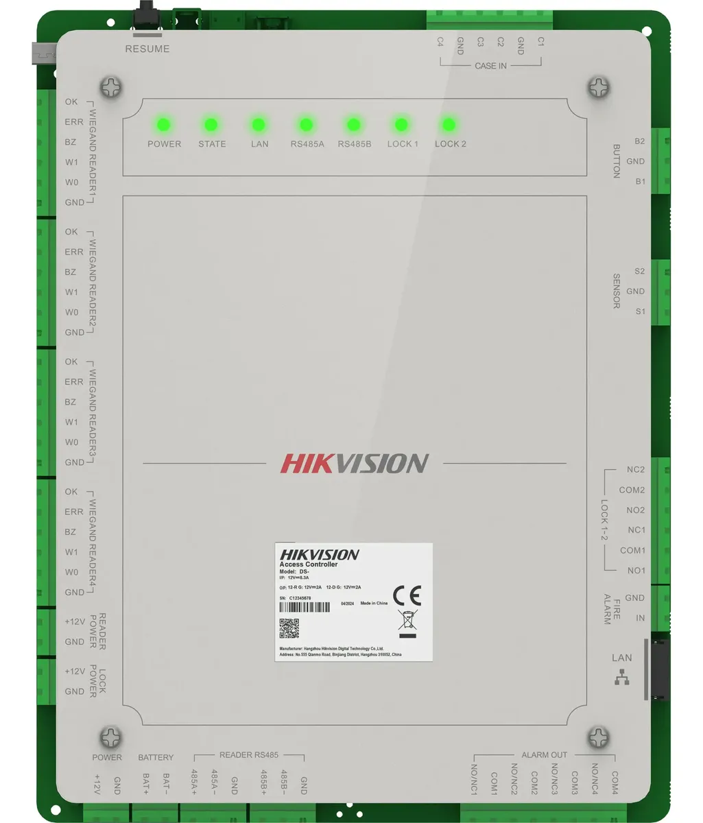 Controlador de Acceso 2 Puertas Ad/ Interfaz Web