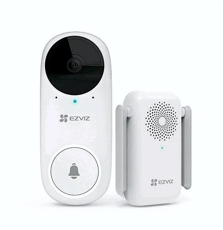 TIMBRE INTELIGENTE WIFI DB2C KIT, 2 MP , AUDIOBIDIRECCIONAL, DETECCION DE PERSONAS SENSOR PIR , BATERIA DE LITIO RECARGABLE DE 5200 MAH, VISION NOCTUR