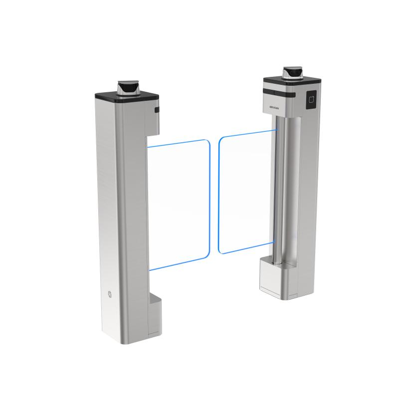 SWING GATE / ANCHO DE PASO 550–900 MM / MCBF ≥ 3 MILLONES / PUERTAS ACRÍLICAS SERIE DS-KSD24-P / USO INTERIOR