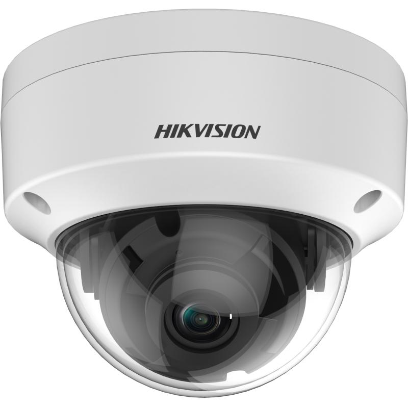 CAMARA TURBO 5MP DOMO ANTIVANDALICA EXIR 2.8 /3.6 /6 0.01 LUX IR40m IP67 METAL HIKVISION