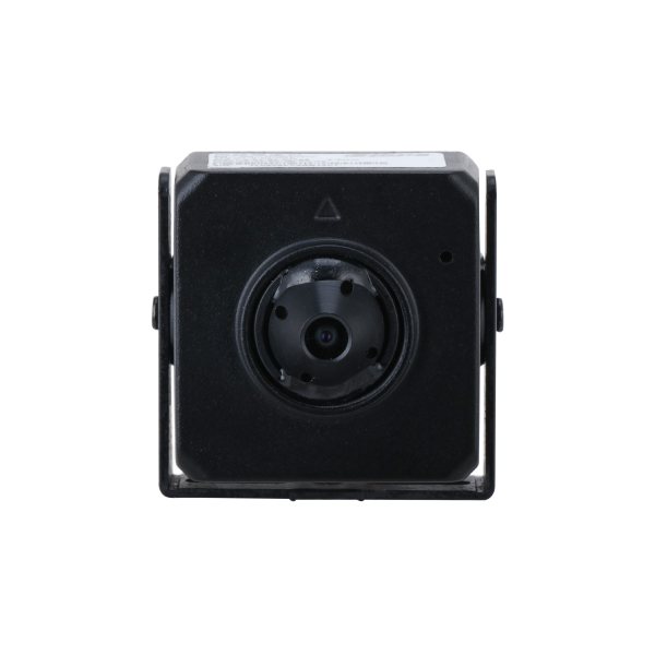 Cámara IP Pinhole 4MP lente fijo Micrófono Metal Función IA: Protección perimetral 12 VDC
