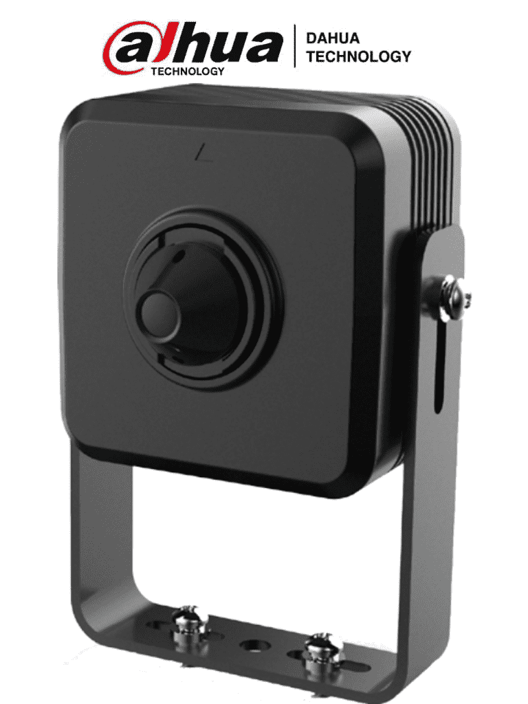 Cámara IP Pinhole 4MP lente fijo Micrófono Metal Función IA: Detección de movimiento Tarjeta Micro SD (Máx.) 256 GB 12VDC/PoE