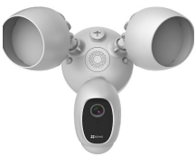 CAMARA WIFI LC1C INTELIGENTE EXTERIOR , 2 PROYECTORES DE LUZ DE 2000 LUMENS AJUSTABLES DE MANERA MANUAL , 2 MP FULL COLOR NIGHT VISION, AUDIO BIDIRECC