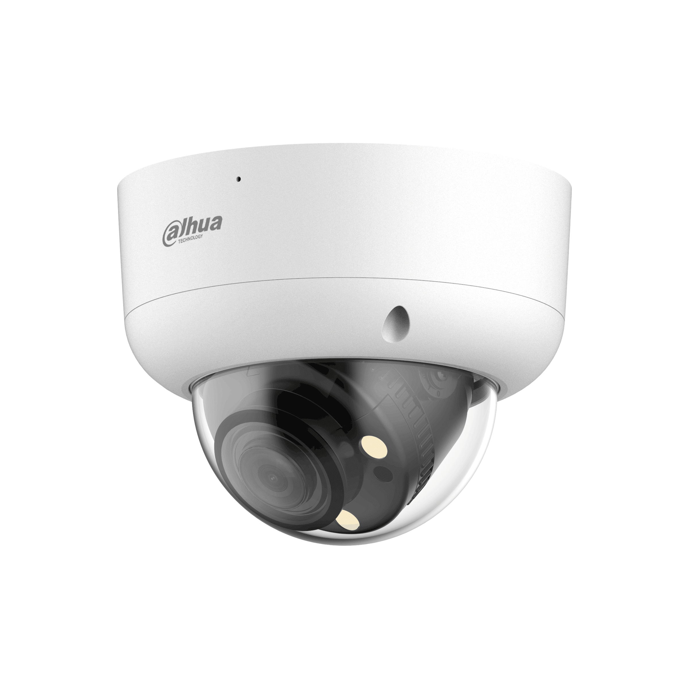 Cámara Análoga Domo 2MP Smart dual light lente fijo 40m IR 40m LED 130 dB WDR 3DNR con audio IP67 IK10 Metal