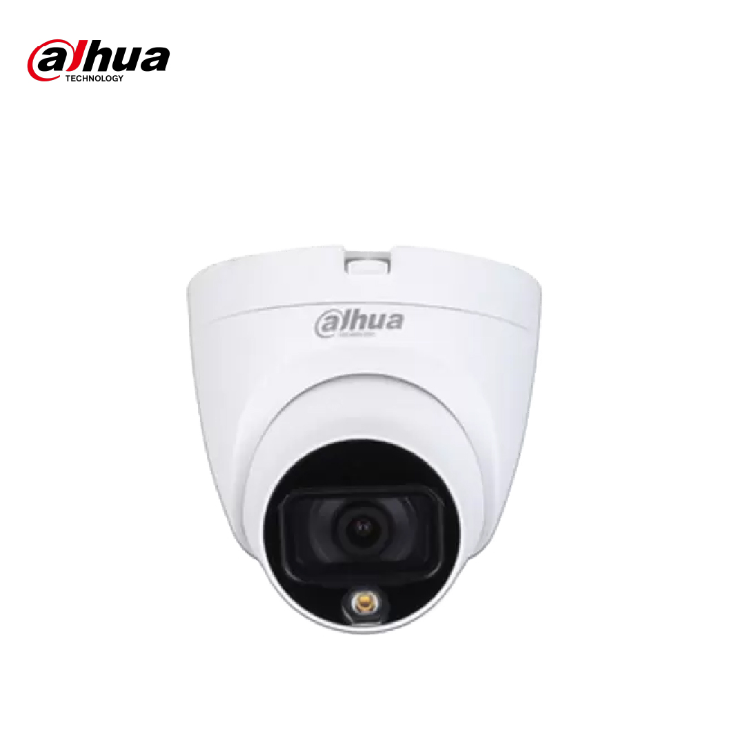 Cámara Análoga Torreta 2MP Full color lente fijo 30m LED DWDR 3DNR con audio IP67 Metal y plástico