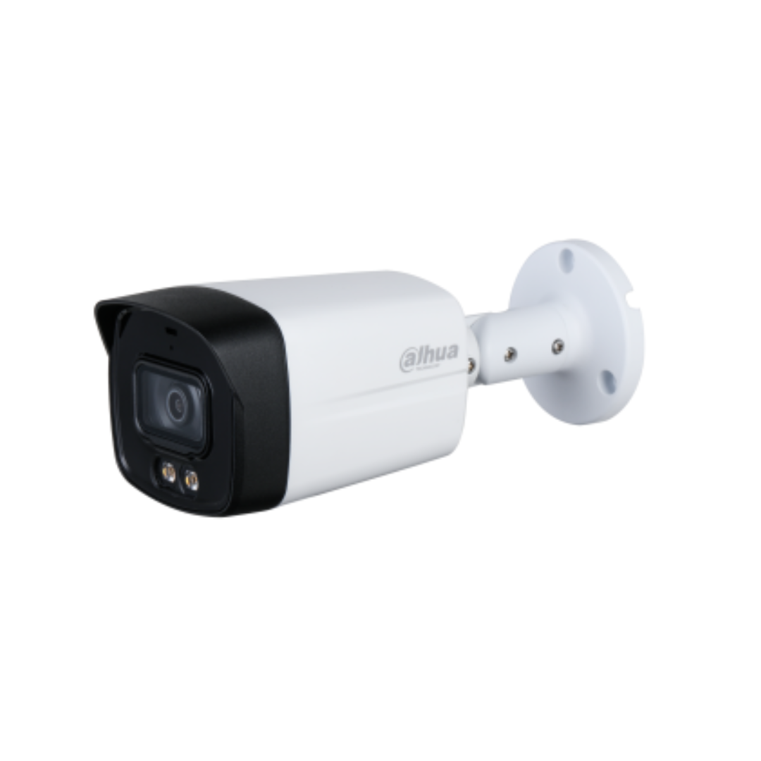 Cámara Análoga Bala 2MP Full color lente fijo 40m LED 130 dB WDR 3DNR IP67 Metal y plástico