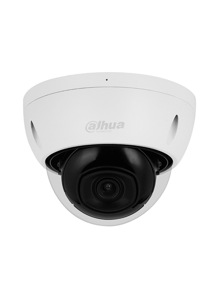 Cámara IP Domo 2MP lente fijo 30m IR Micrófono IP67 IK10 Metal Función IA: SMD Protección perimetral Tarjeta Micro SD (Máx.) 256 GB 12VDC/PoE
