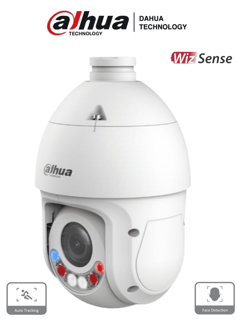 1/2.8” 4Megapixel STARVIS™ CMOS
25x optical zoom
Starlight technology
Max. 25/30fps@4M
IR distance up to 100m
Autotracking3.0
Perimeter protection
Face detection
SMD 4.0
IP66
Full-color illu