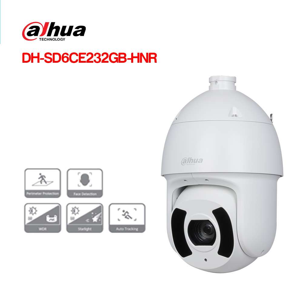 1/2.8" 2Megapixel STARVIS™ CMOS 
32× optical zoom Starlight technology 
Max. 50/60 fps@1080p 
IR distance up to 250 m auto tracking 3.0
Perimeter protection Face detection 
SMD 4.0 
IP67, IK10