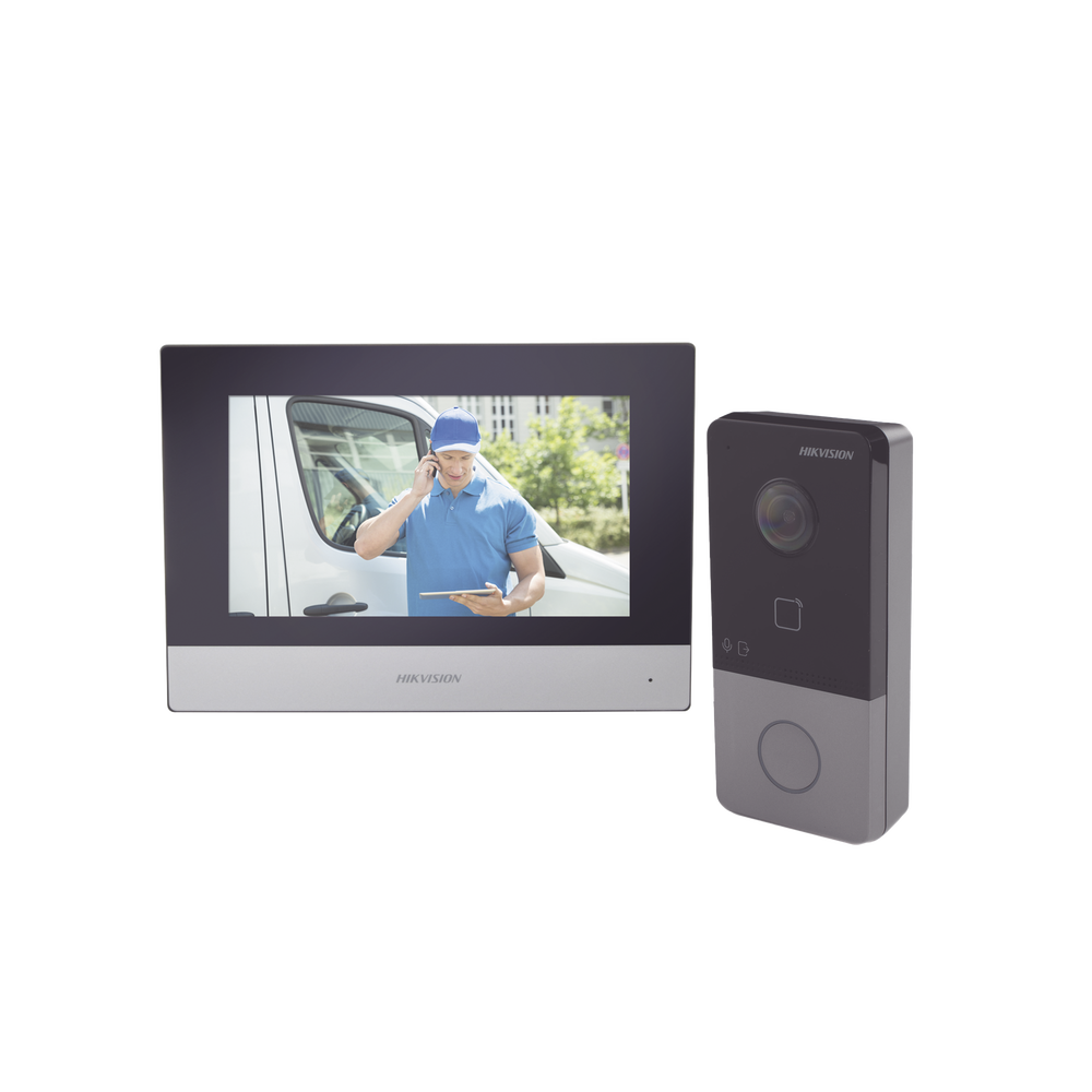 KIT IP VIDEOPORTERO INCLUYE ESTACION IP65 SOPORTA POE ESTANDAR