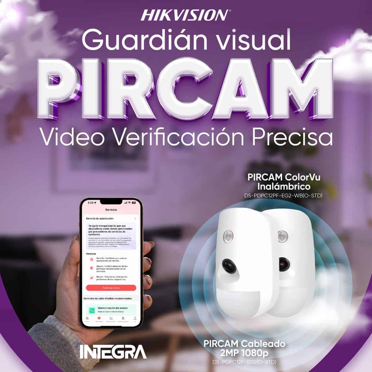 DETECTOR PIR + CÁMARA